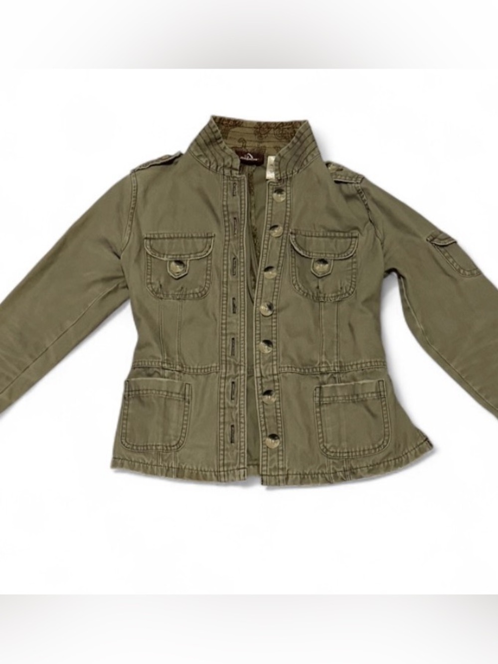 Vintage Jordache Olive Green Utility Field Jacket